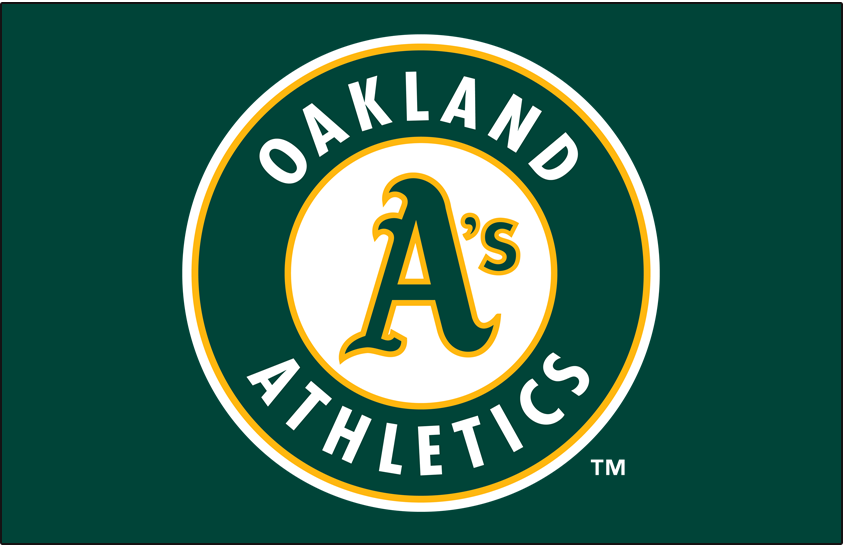 Oakland Athletics 1993-Pres Primary Dark Logo fabric transfer